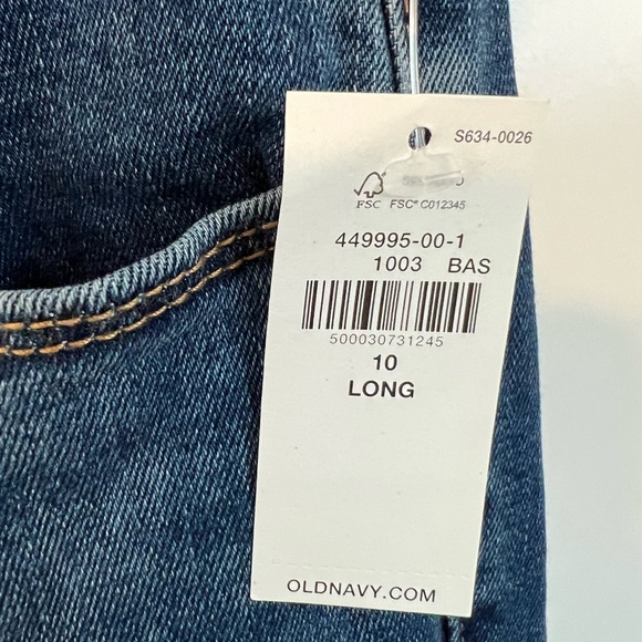 Old Navy Mid Rise Kicker Boot Cut Jeans - Picture 3 of 5